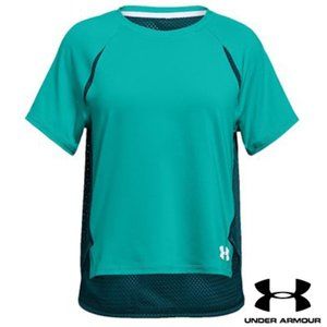 Under Armour Girls' Teal Punch Infinity Tee sz. L